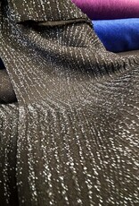 Jersey metallic silverblue glitter print