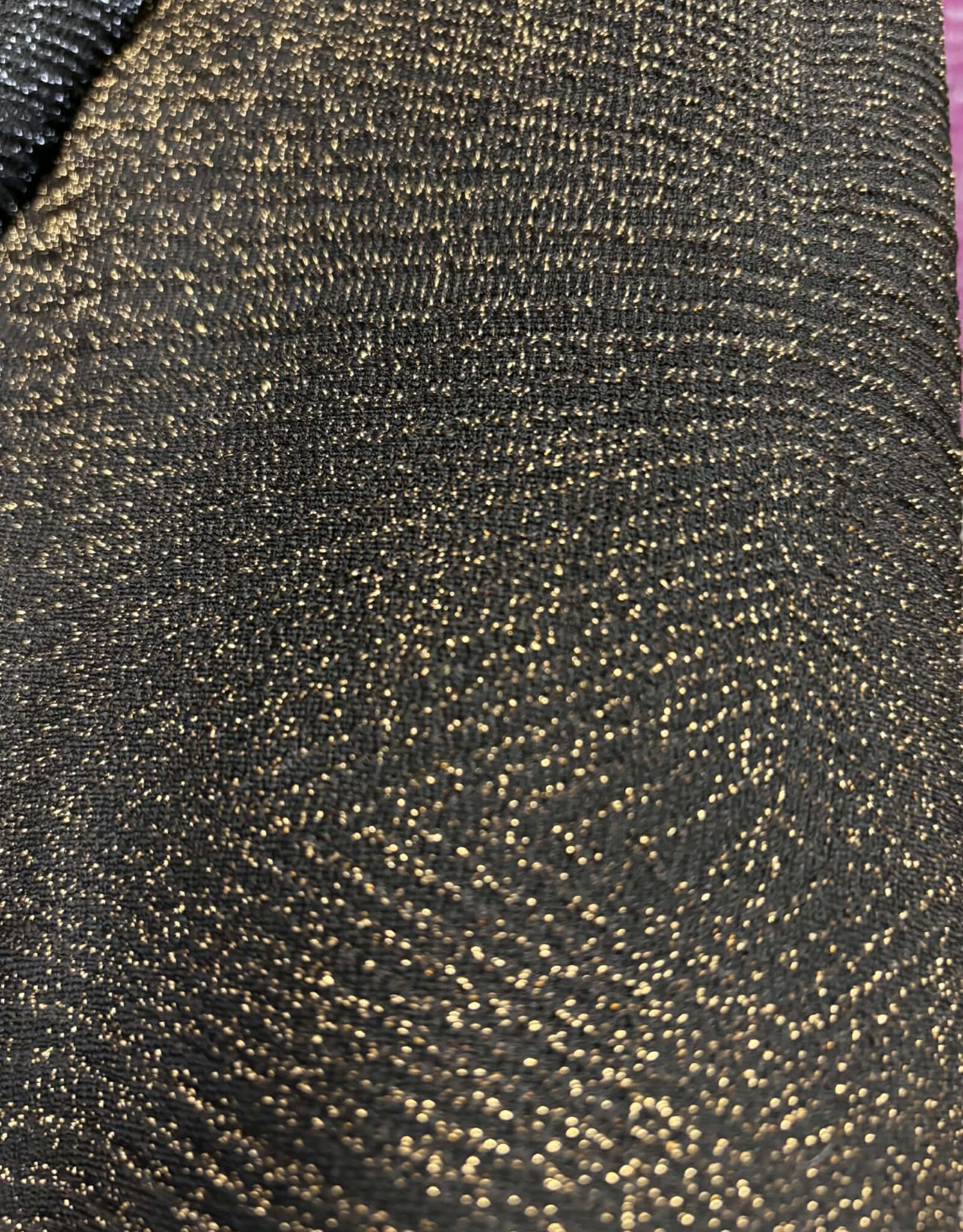 Jersey metallic goldglitter print