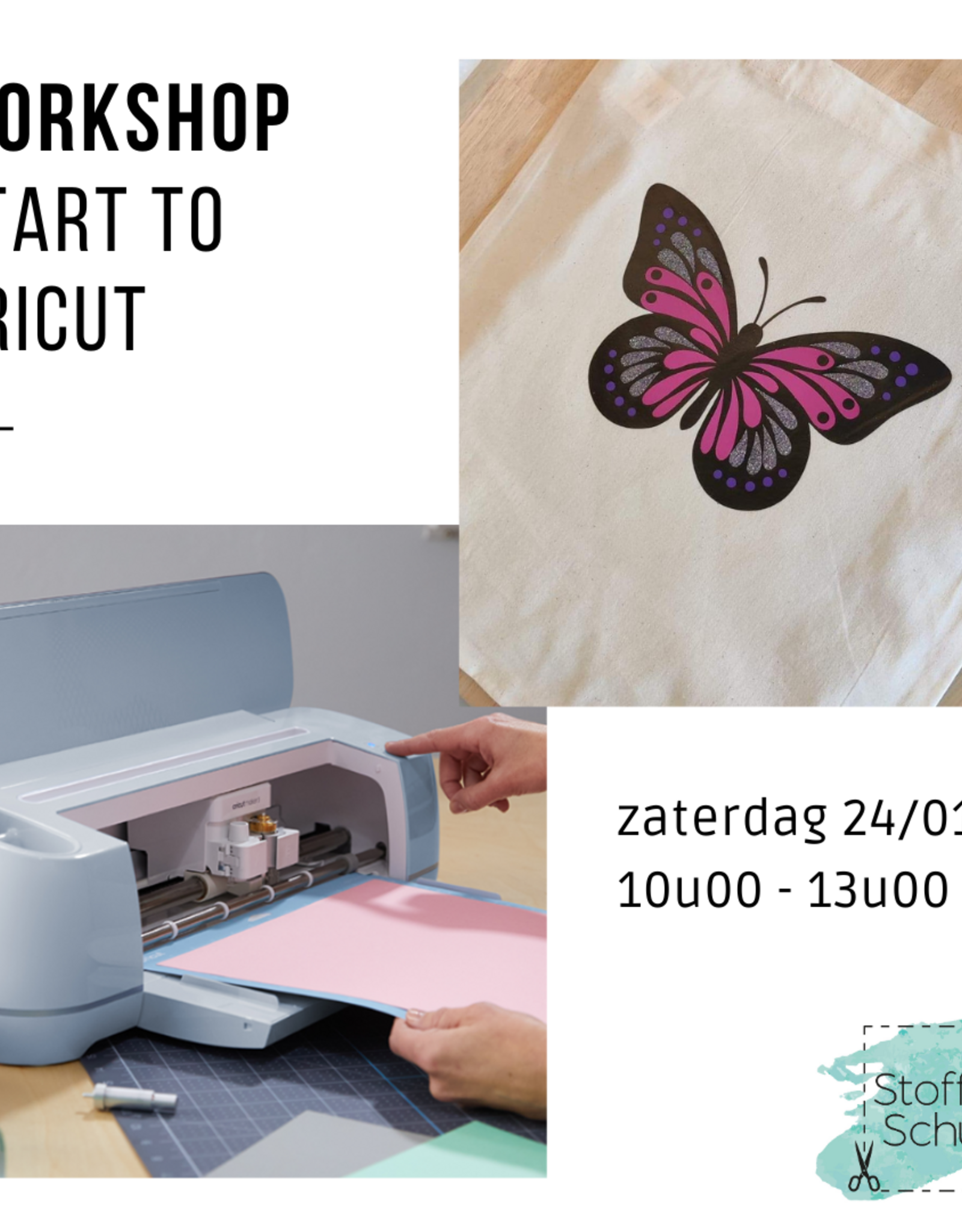 Basisworkshop start to Cricut 24/01
