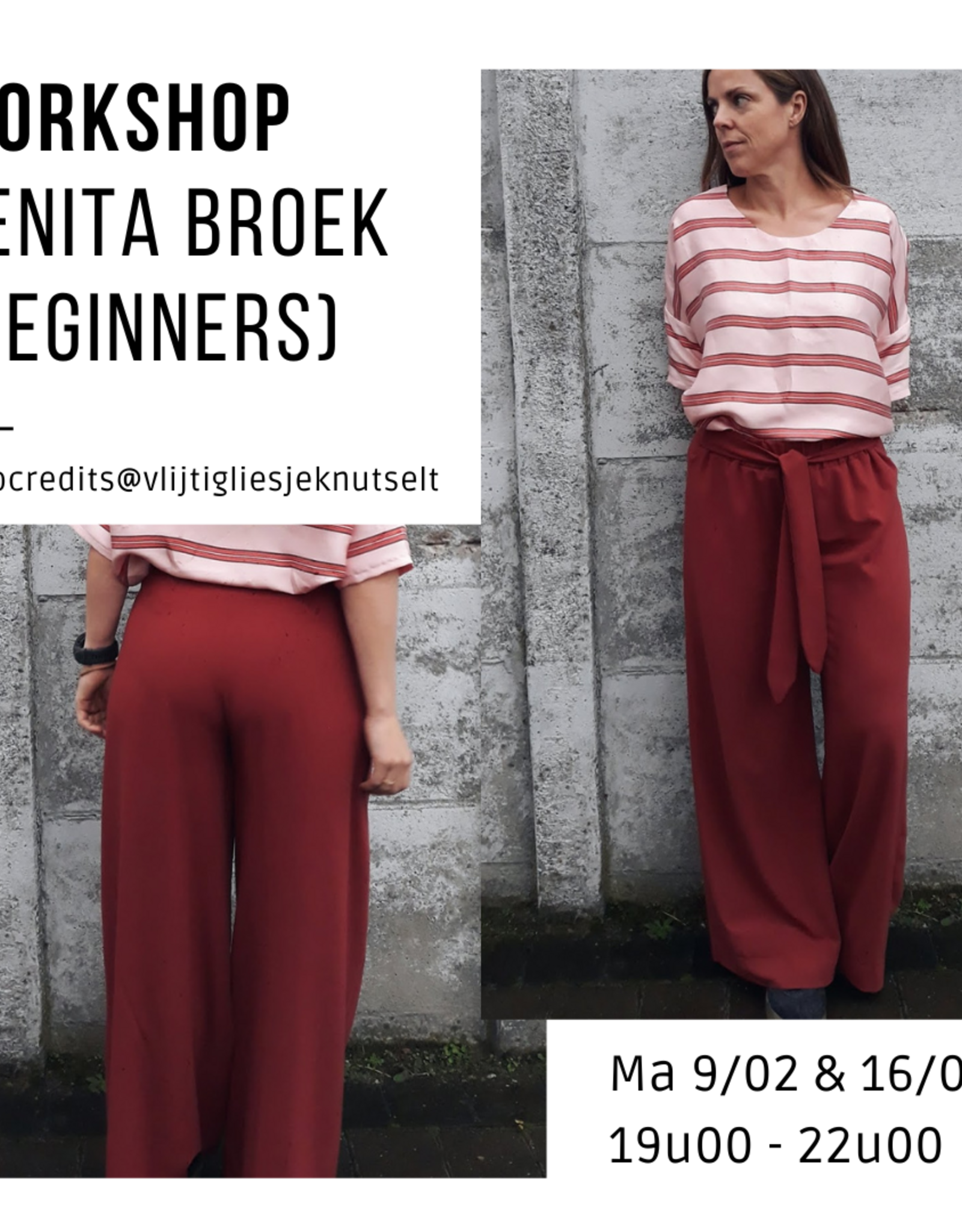 Workshop Benita broek van A tot Z