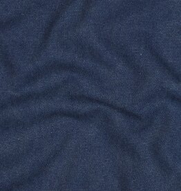 Stonewashed canvas jeansblauw