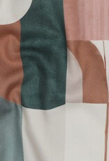 Canvas digital print abstract art pastel pink greens