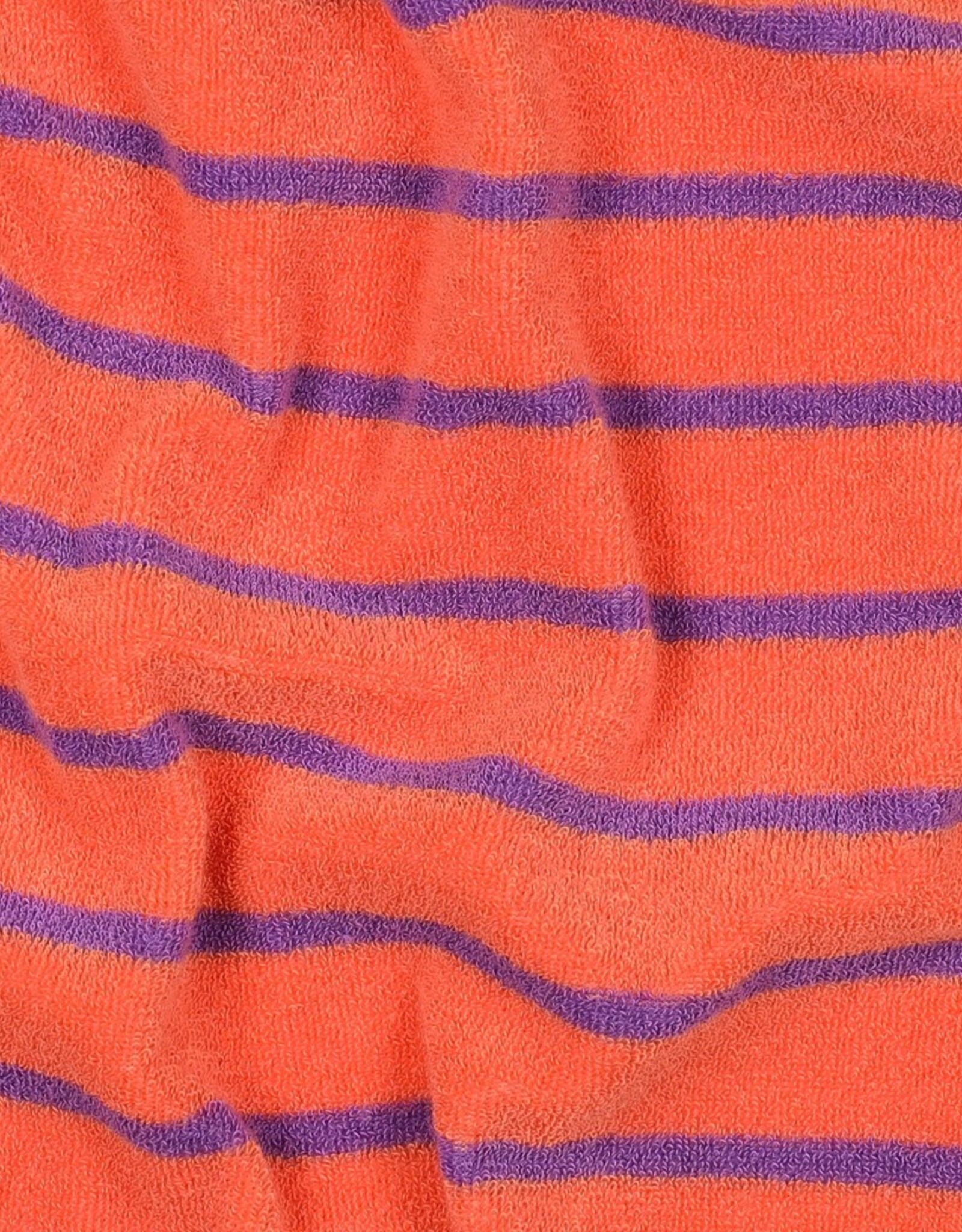 Spons gestreept oranje/paars