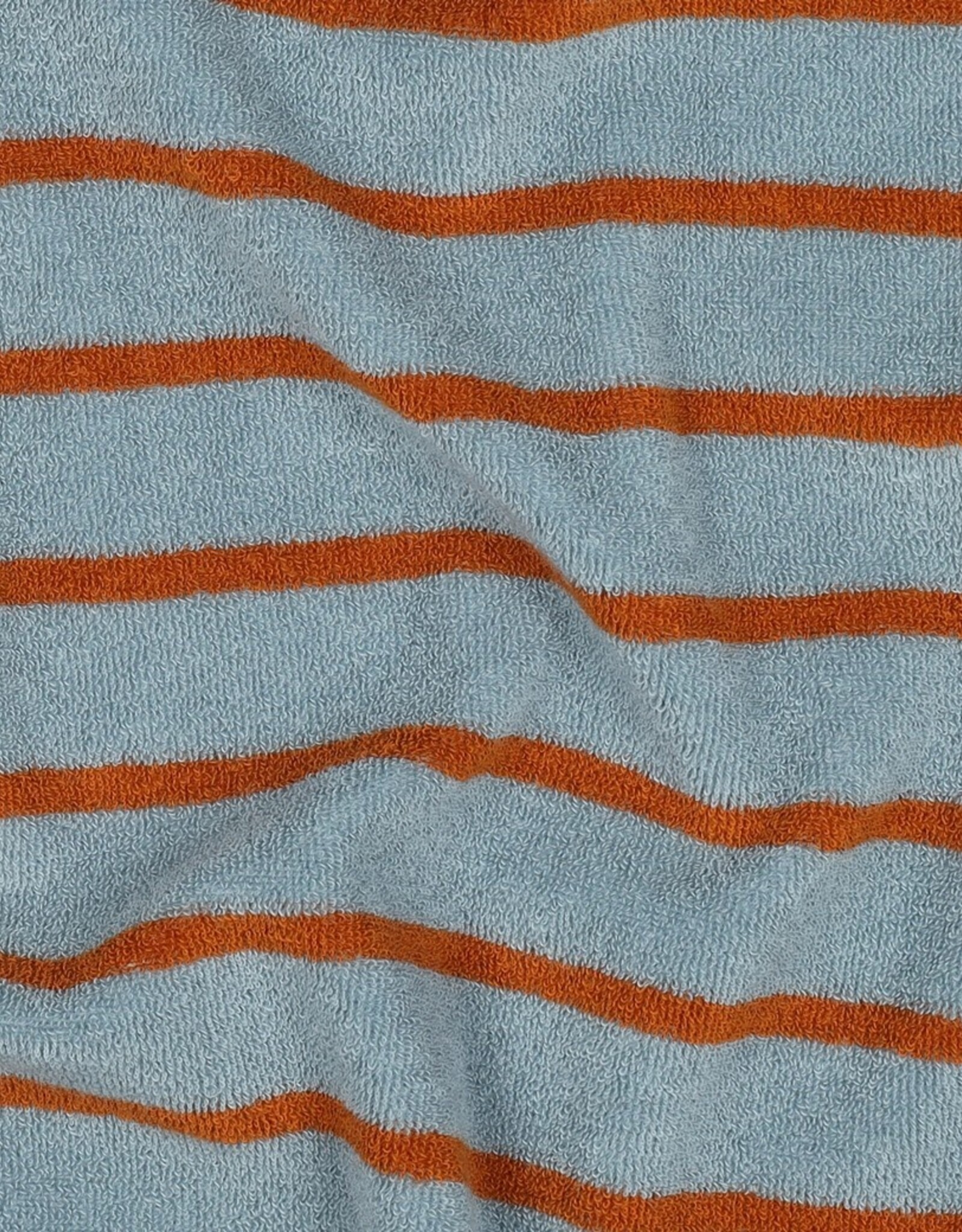 Spons gestreept denimblue/roest