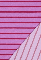 Spons gestreept roze/magenta