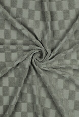 Spons patroon blokken oudgroen