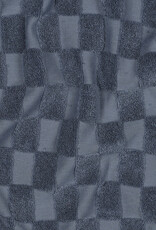 Spons patroon blokken denim blauw