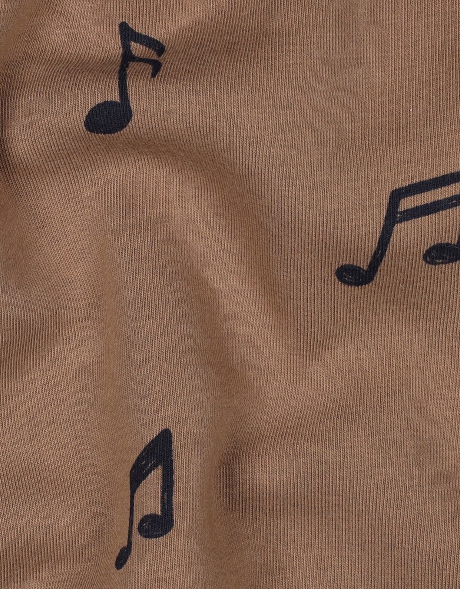 Jogging music muzieknoten bruin