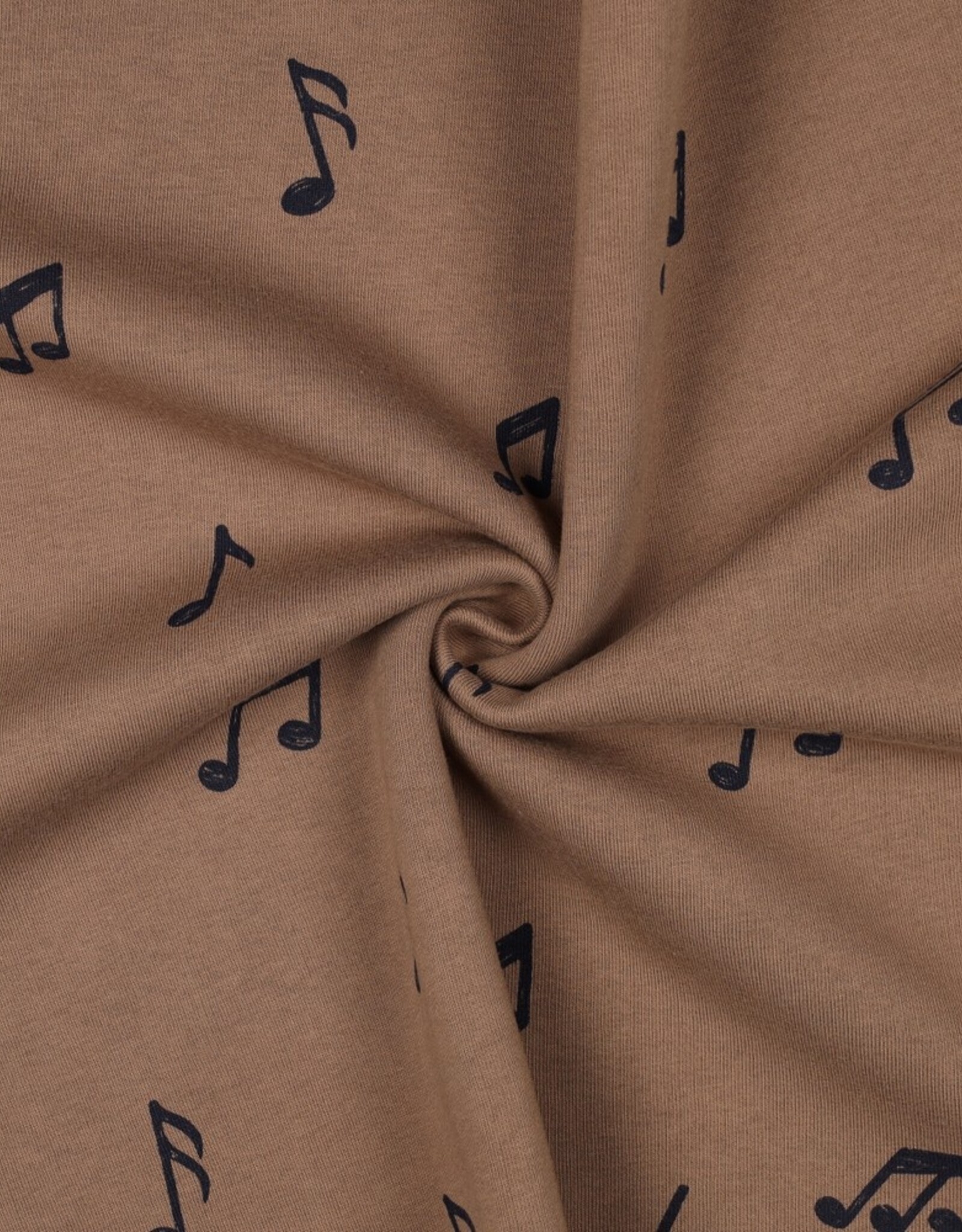 Jogging music muzieknoten bruin