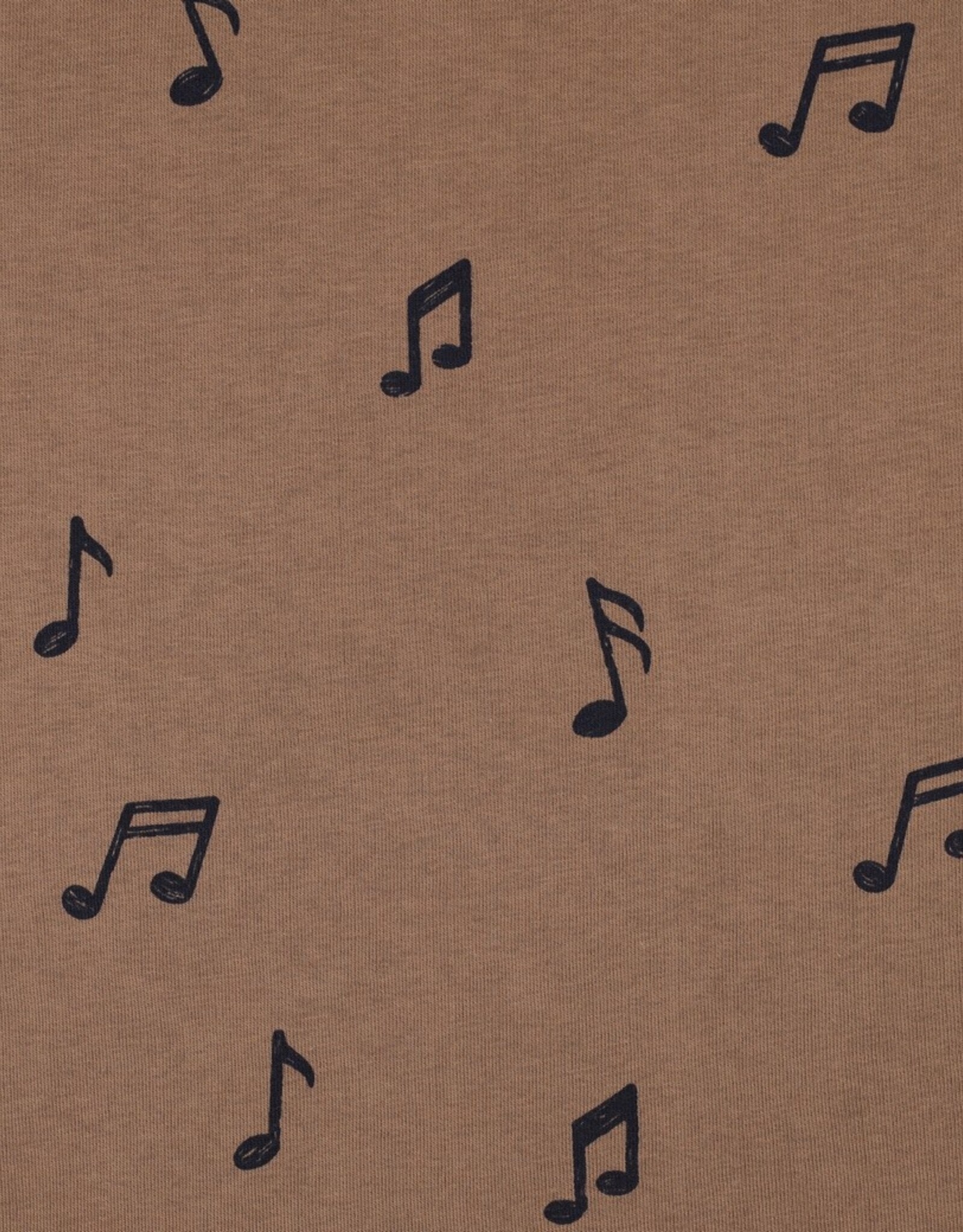 Jogging music muzieknoten bruin