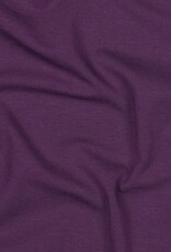 Jersey katoen  uni  intens paars