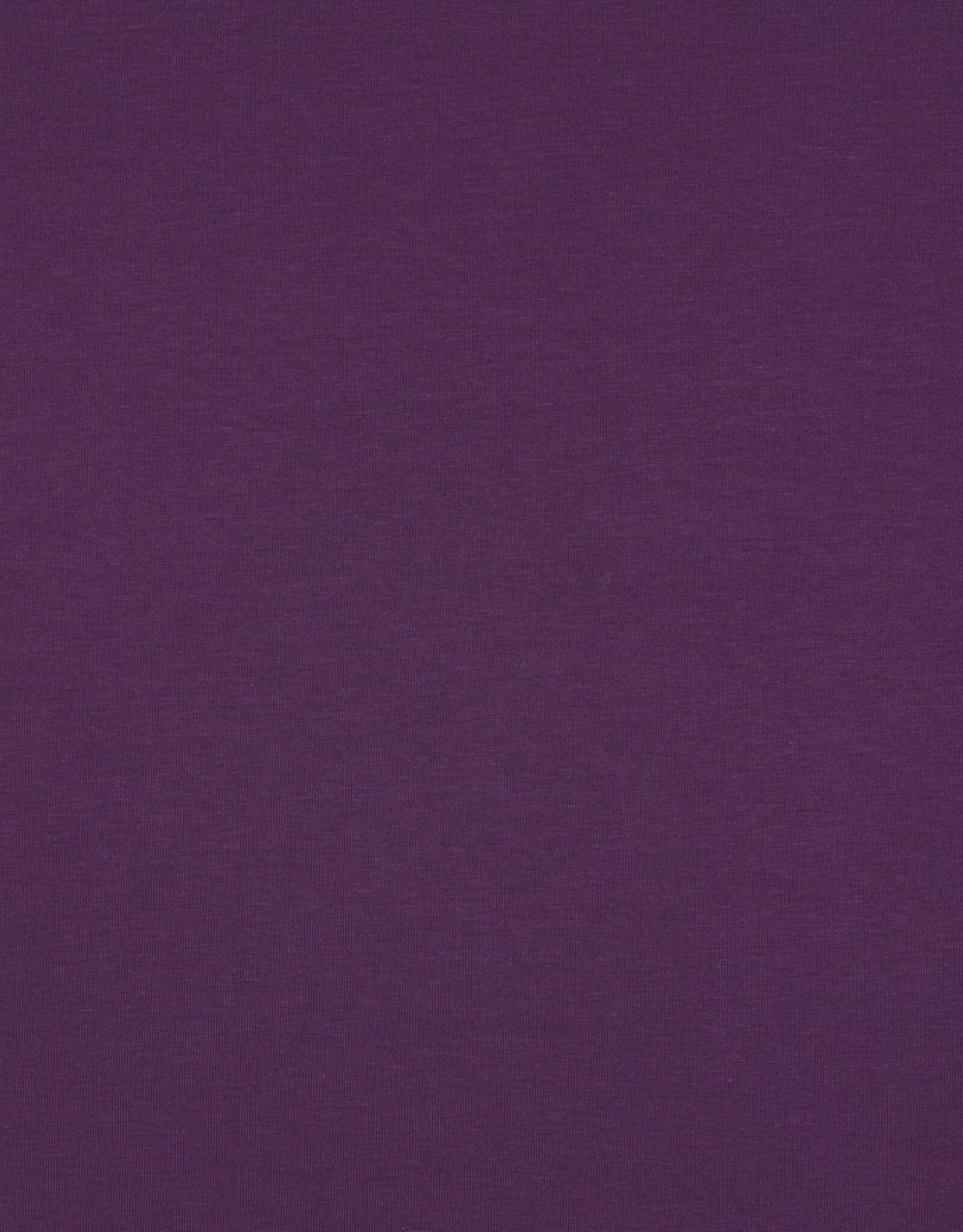 Jersey katoen  uni  intens paars