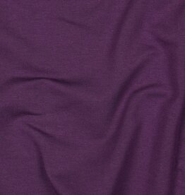 French terry uni  intens paars