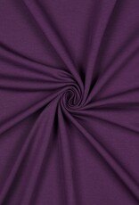 French terry uni  intens paars
