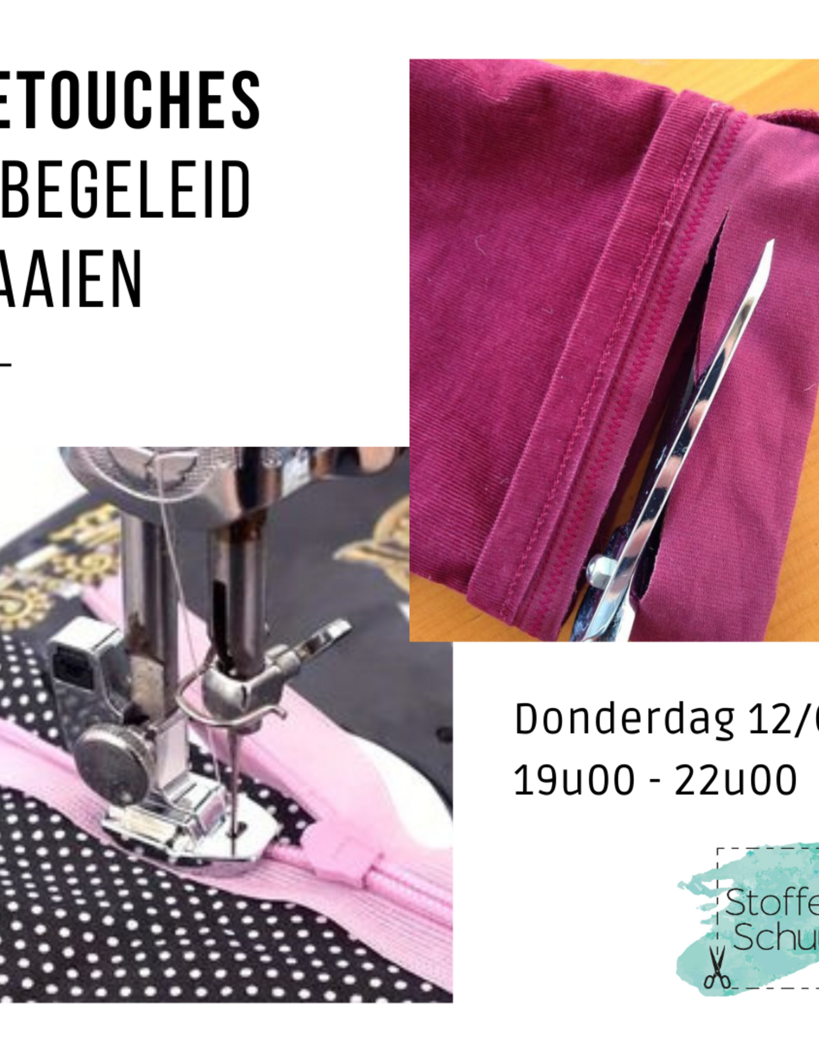 Begeleid naaien en retouche atelier avond - februari