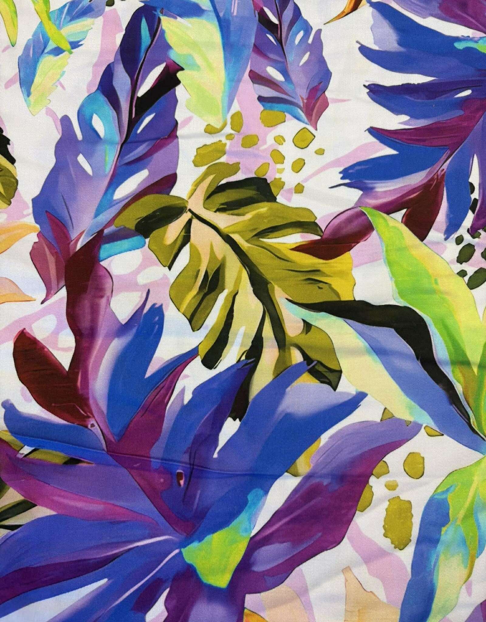 Viscose met lichte stretch Silky Filou Purple - deadstock