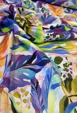 Viscose met lichte stretch Silky Filou Purple - deadstock