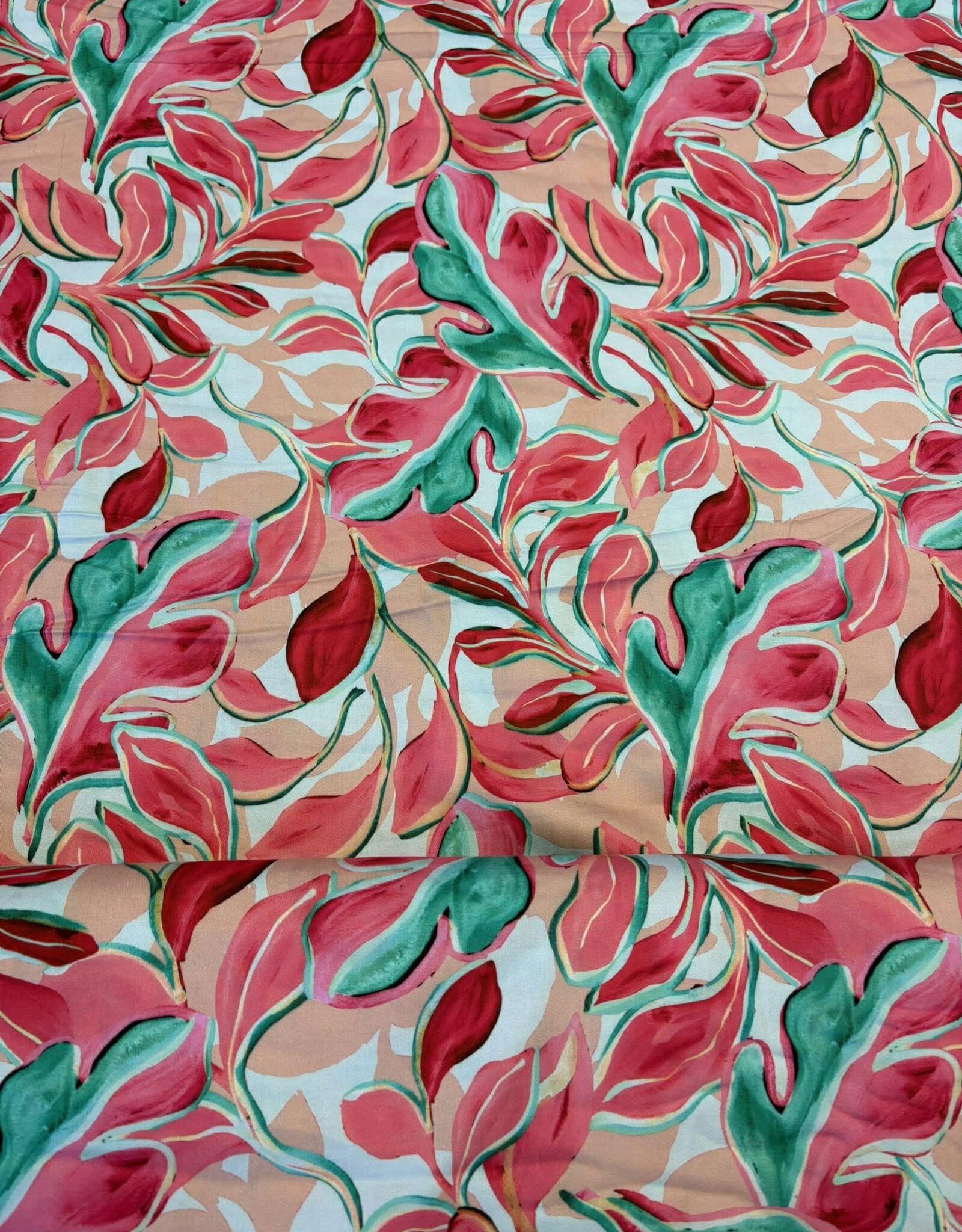 Viscose met lichte stretch Silky Pink - deadstock