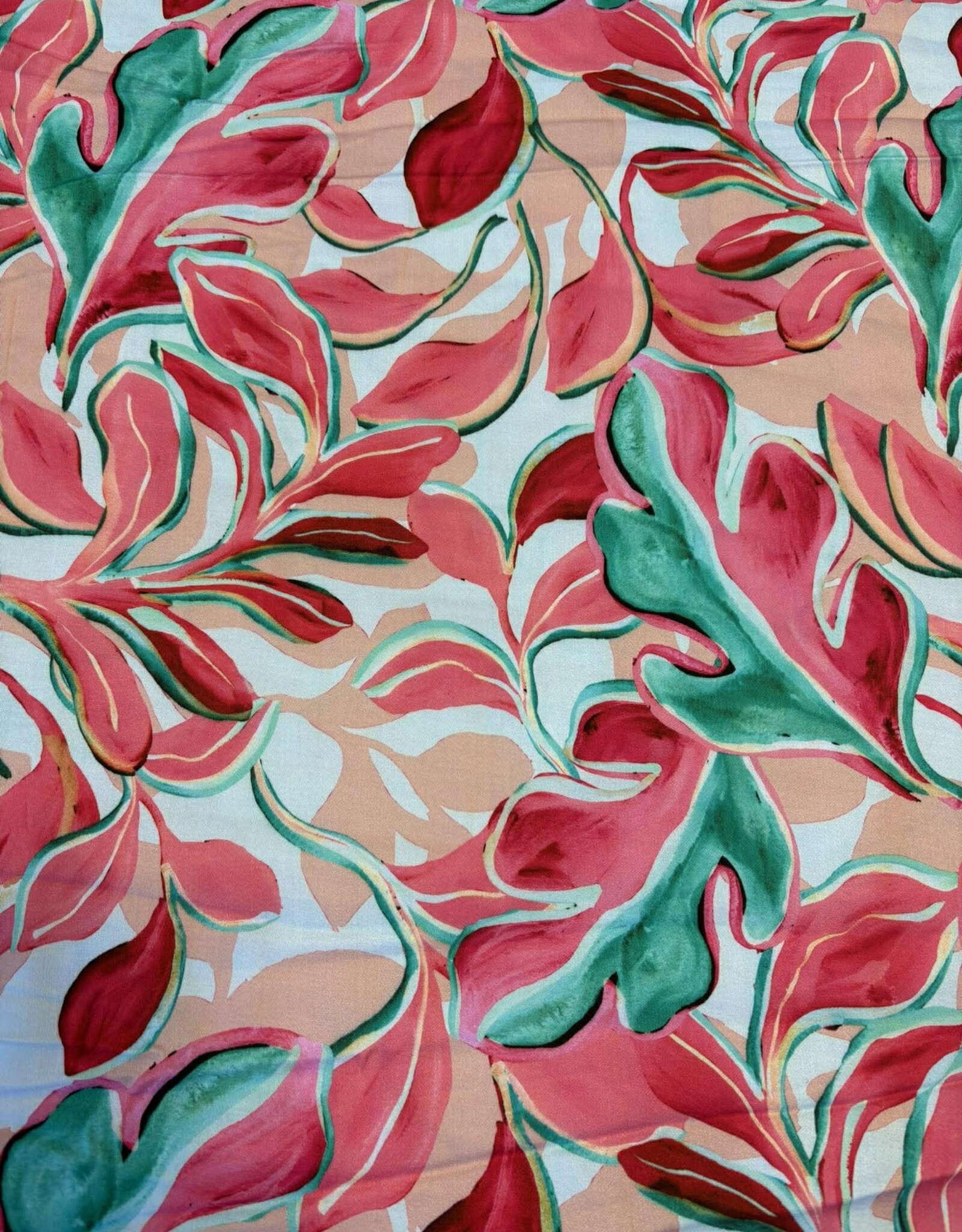 Viscose met lichte stretch Silky Pink - deadstock