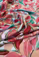 Viscose met lichte stretch Silky Pink - deadstock