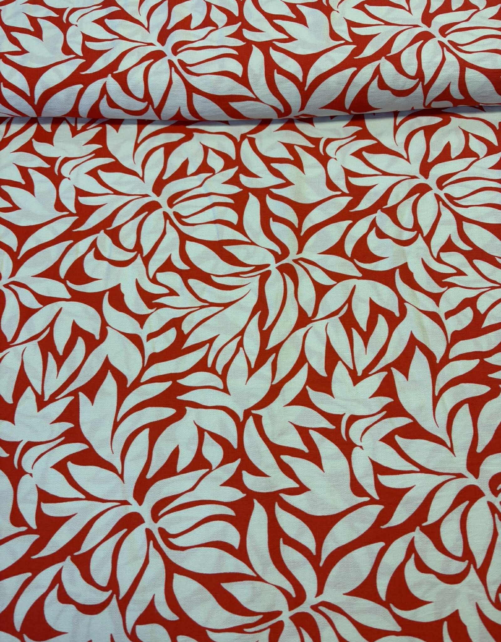 Viscose Air Jet red - deadstock