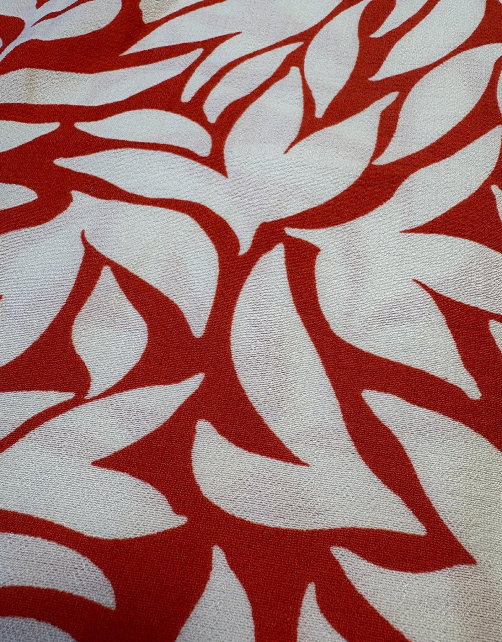 Viscose Air Jet red - deadstock