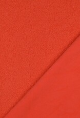 Teddy fleece boucle dubbelzijdig tangerine