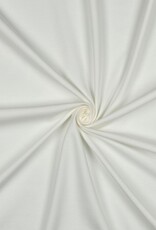 Jersey katoen  uni  gebroken wit