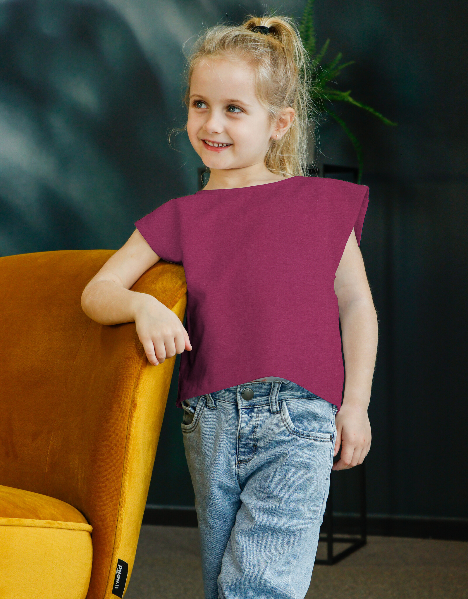 Jersey katoen  uni  zwart