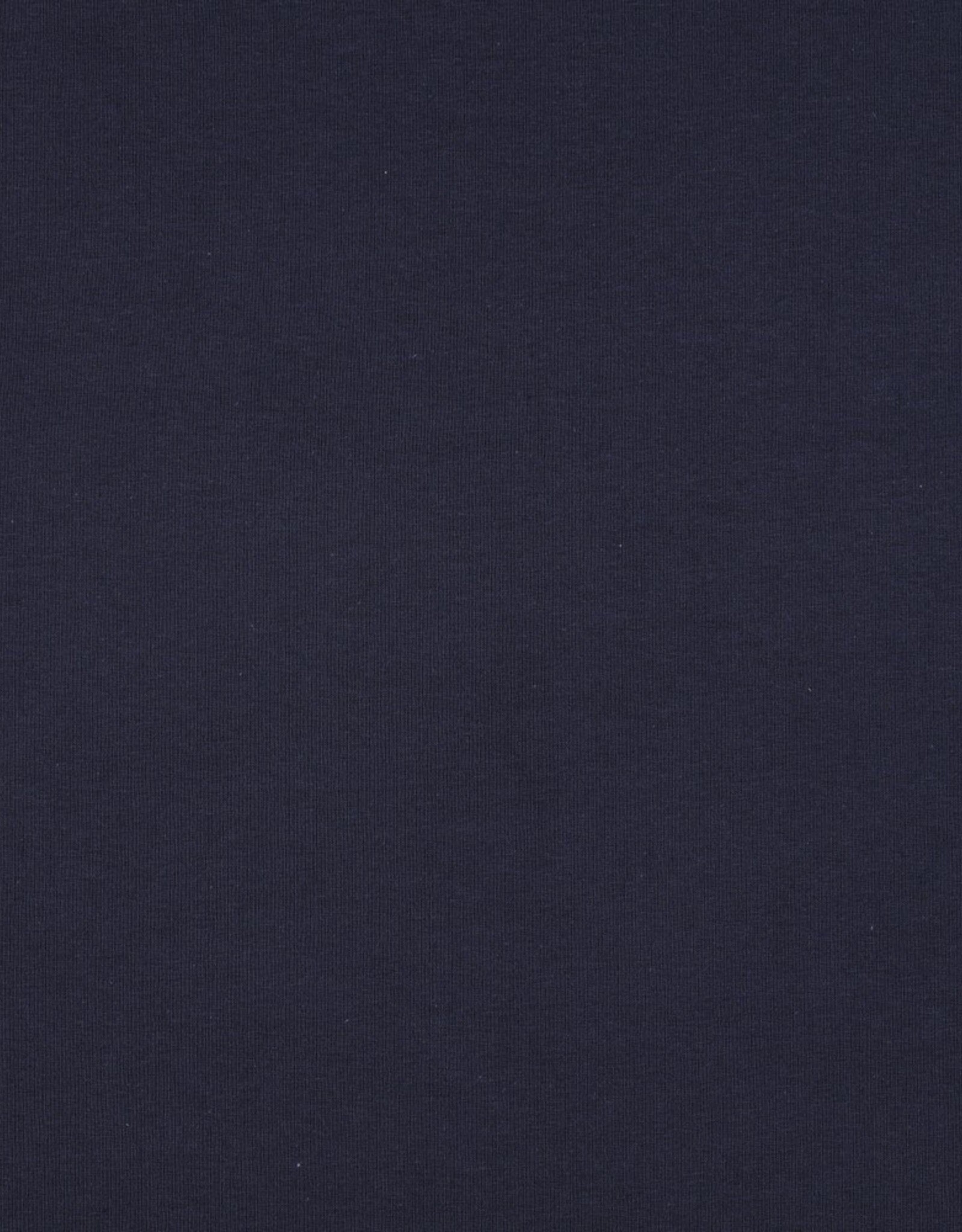 Jersey katoen  uni  marine blauw