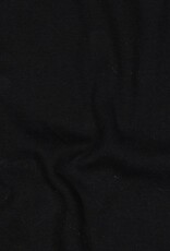 Jersey katoen  uni  zwart