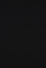 Jersey katoen  uni  zwart