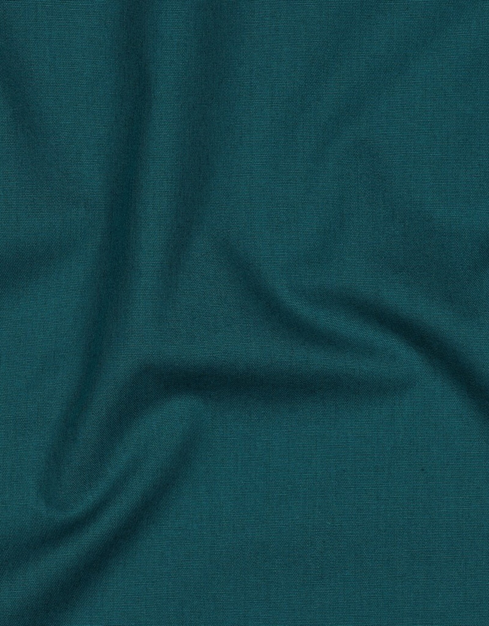 Uni katoen donker petrol