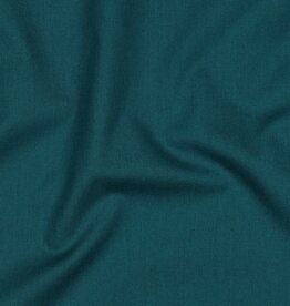 Uni katoen  donker petrol