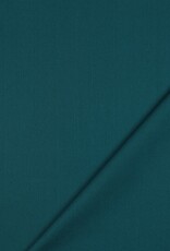 Uni katoen donker petrol