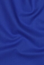 Uni katoen koningsblauw kobalt