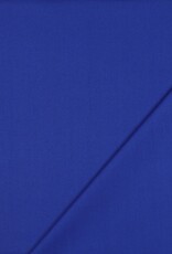 Uni katoen koningsblauw kobalt