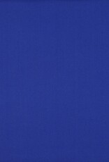 Uni katoen koningsblauw kobalt