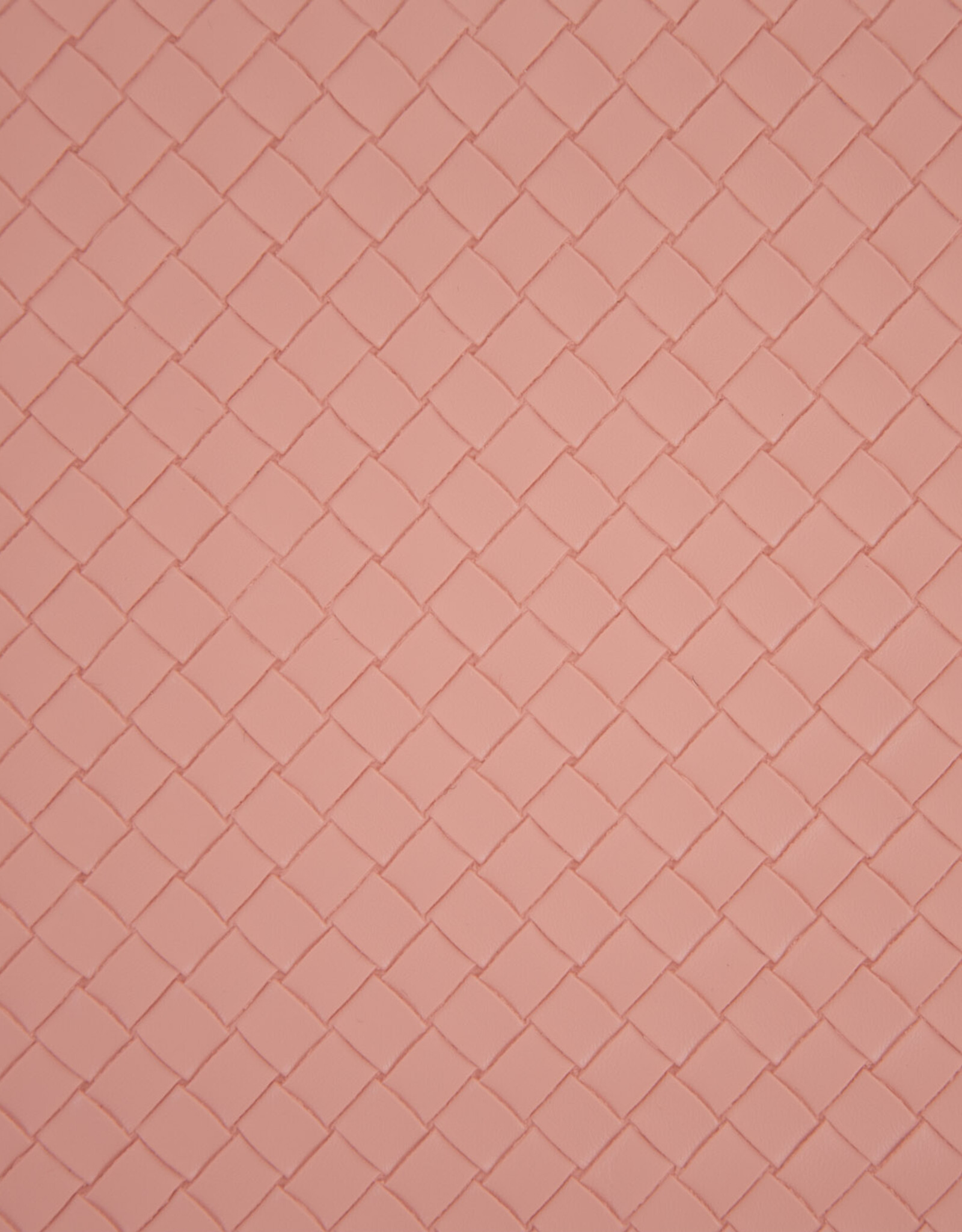 Imitatieleder Hamper gevlochten rose op 70cm hoogte