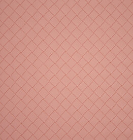 Imitatieleder Hamper gevlochten rose op 70cm hoogte