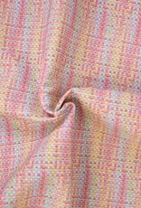 Imitatieleder multicolor print pastel colors op 70cm hoogte