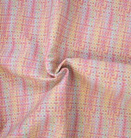 Imitatieleder multicolor print pastel colors op 70cm hoogte