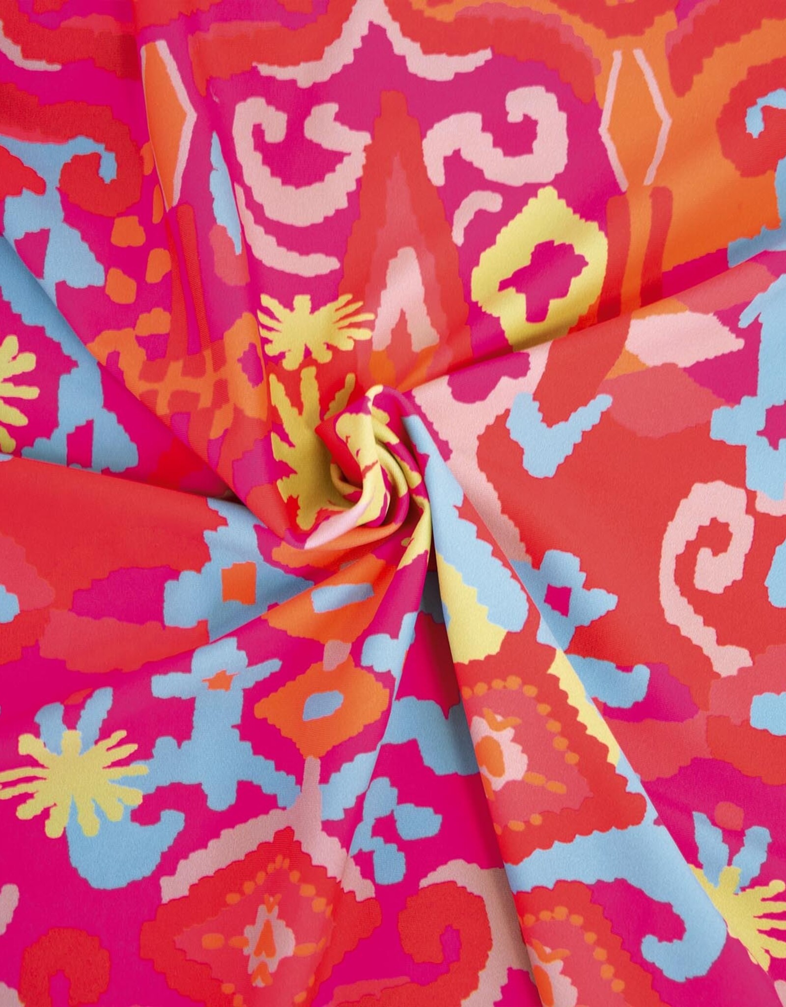 Lycra badpakkenstof neon Maya
