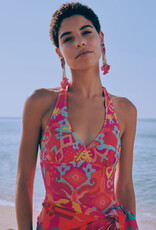 Lycra badpakkenstof neon Maya