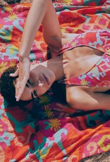 Lycra badpakkenstof neon Maya