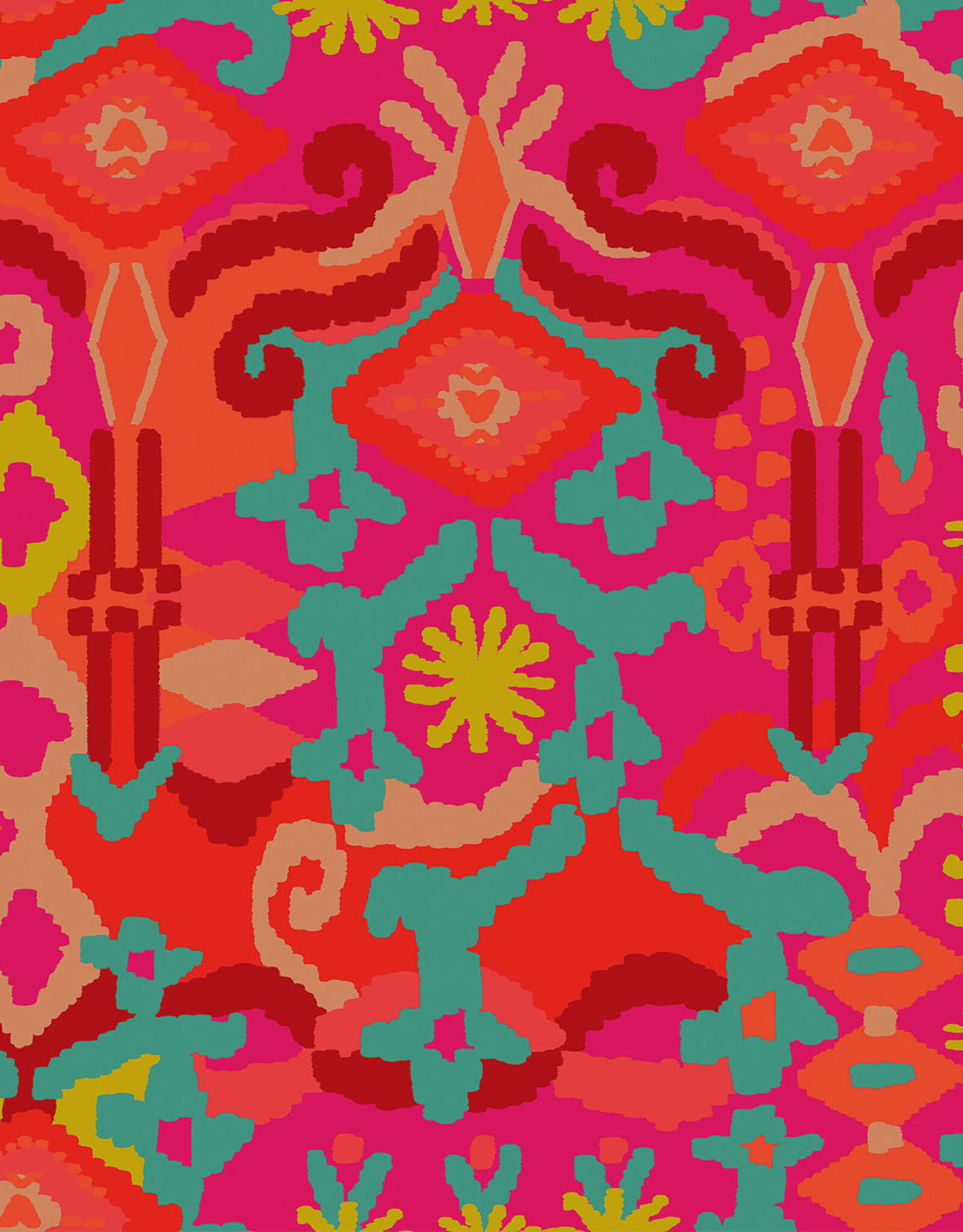 Lycra badpakkenstof neon Maya