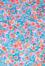 Lycra badpakkenstof floraal print