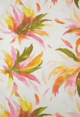 Viscose met glanzend effect Mango Flowers - Fashion Trends