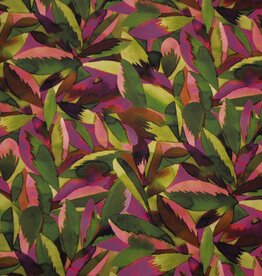 Viscose multicolor bladerprint Amazonas
