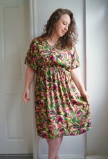 Viscose multicolor bladerprint Amazonas